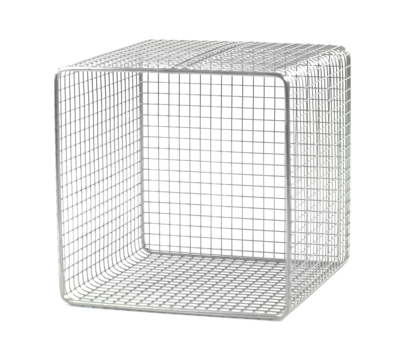 Wire basket stainless steel | 40 x 20 x 20 cm	