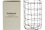 Baskets made of copper wire, Ø 50 mm, length 80 mm